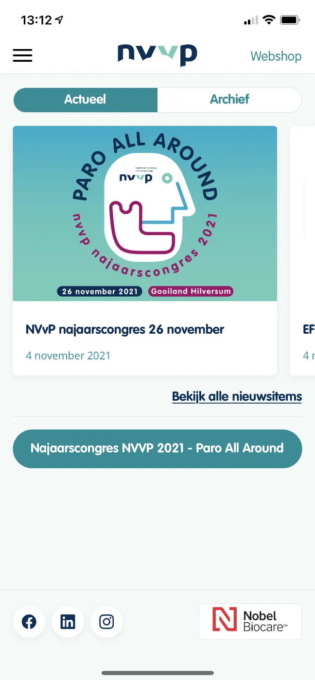 NVvP Paro app