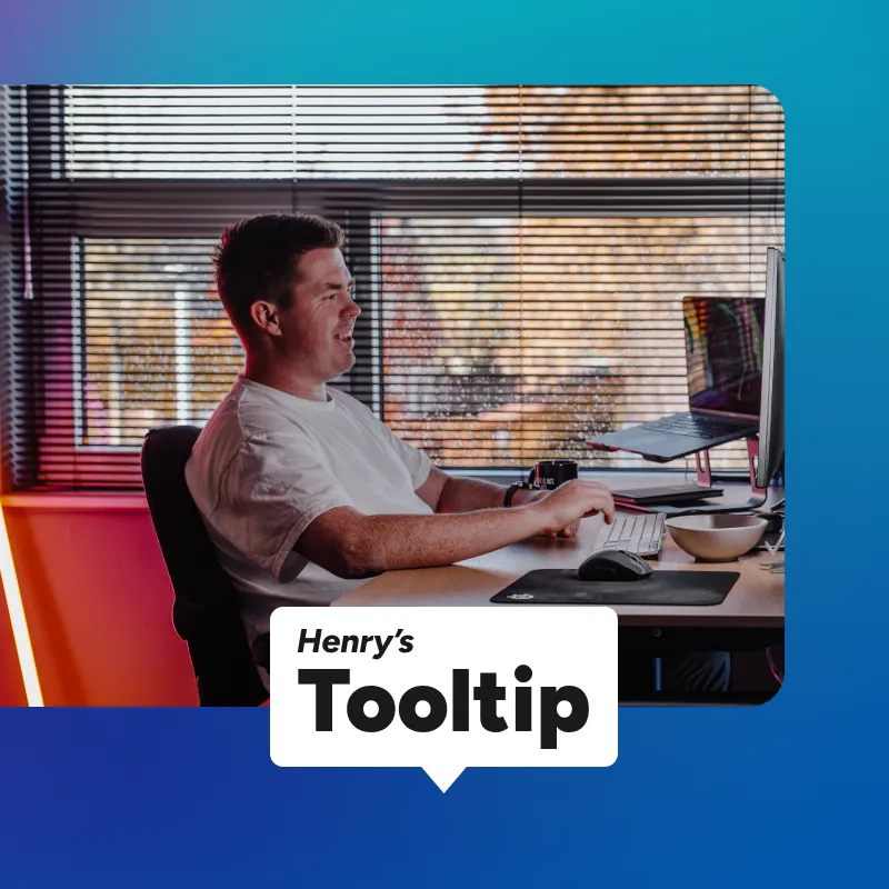 Tooltip van Henry